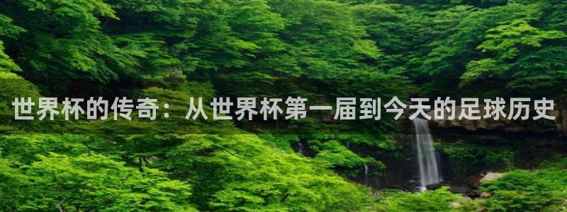 世界杯今日赛程直播：世界杯的传奇：从世界杯第一届到今天的足球历史